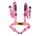 NRG 4 Point Seat Belt Harness / Buckle Lock- Pink-1