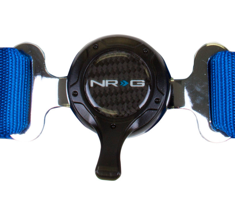 NRG 4PT 2in. Seat Belt Harness / Cam Lock - Blue - 0