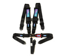 NRG SFI 16.1 5PT 3in Seat Belt Harness with Pads / Latch Link - Black-1