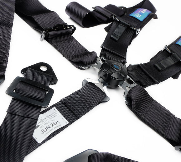 NRG 5PT 3in. Seat Belt Harness / Cam Lock - Black