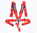 NRG 5PT 3in. Seat Belt Harness / Cam Lock - Red-1