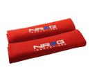 NRG Seat Belt Pads 2.7in. W x 11in. L (Red) Short - 2pc-1