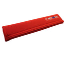 NRG Seat Belt Pads 3.5in. W x 17.3in. L (Red) Long - 1pc-1