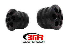 BMR 08-18 Dodge Challenger Aluminum Rear Cradle Bushings Kit - Black Anodized - 0