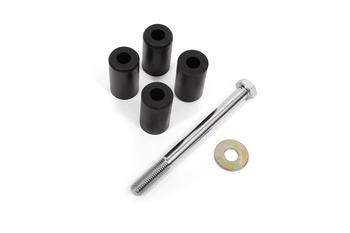 BMR 15-18 Ford Mustang S550 Rear Cradle Bushing Kit w/ Centering Sleeves- Black