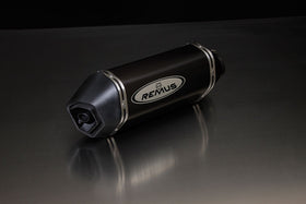 Remus 2009 Vespa GTS 125 ie Super M45 11 kW Black Sport Exhaust Black Slip On