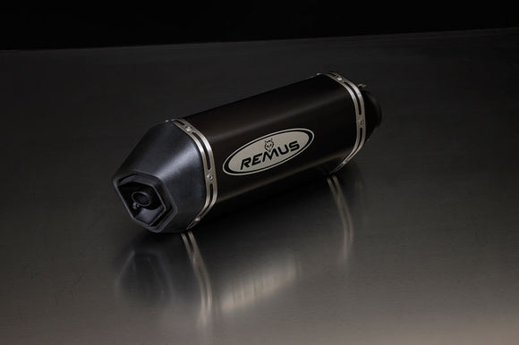 Remus 2009 Vespa GTS 125 ie Super M45 11 kW Black Sport Exhaust Black Slip On