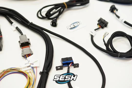 SESH - AAA OBD2 SWAP HARNESS - VR6 Extended Length (Shaved Bay)