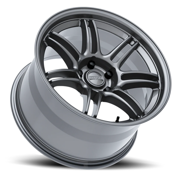 Kansei K17 Seven 18x8.5in / 5x114.3 BP / 35mm Offset / 73.1mm Bore - Gloss Gunmetal Wheel