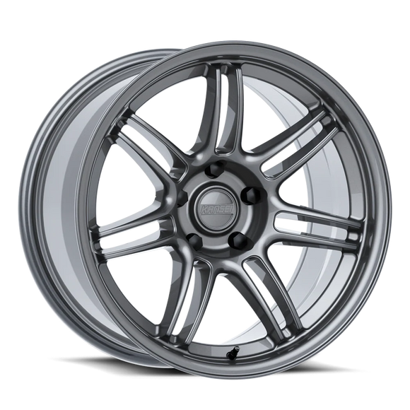 Kansei K17 Seven 18x8.5in / 5x114.3 BP / 35mm Offset / 73.1mm Bore - Gloss Gunmetal Wheel