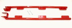 BMR 98-02 4th Gen F-Body Convertible LS1 Weld-On Tubular Subframe Connectors - Red