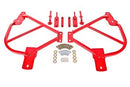 BMR 10-15 5th Gen Camaro Bolt-On Subframe Connectors - Red-1
