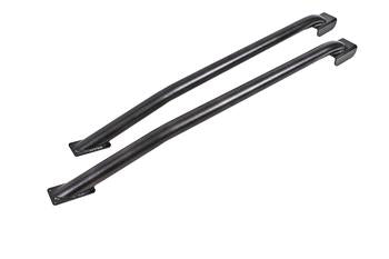 BMR 79-04 Fox Mustang Hardtop Only Weld-On Boxed STD. Subframe Connectors - Black Hammertone