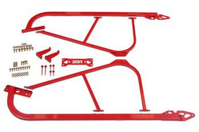 BMR 08-17 Challenger Bolt-On Subframe Connectors - Red