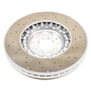 SHW 2022+ Audi S3 VW Golf R 2.0L Front Cross-Drilled Lightweight Brake Rotor (5WA615301A)-2