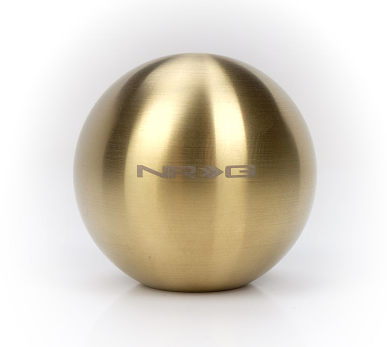 NRG Chrome Gold Titanium Round Shifter Heavy Weight