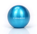 NRG Teal Sparkly Painted Titaniumround Shifter Heavy Weight-1