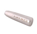 NRG Universal Short Shifter Knob - 5in. Length / Heavy Weight 1.27Lbs. - Silver-2