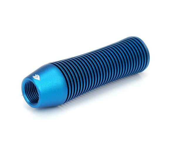 NRG Shift Knob Heat Sink Curvy Short Blue