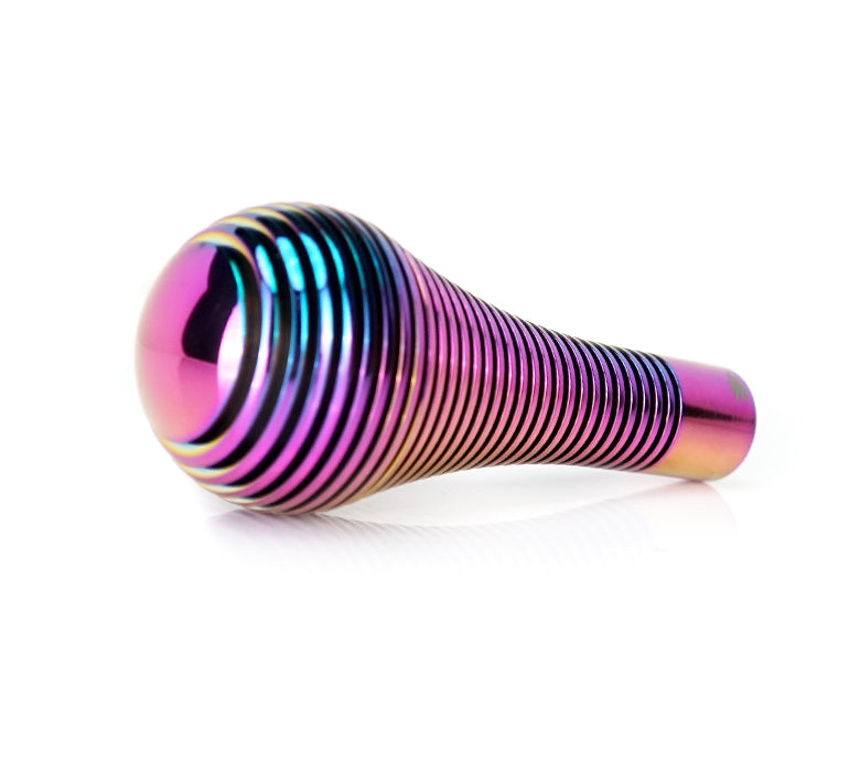 NRG Shift Knob Heat Sink Bubble Head Short Neo Chrome