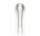 NRG Shift Knob Heat Sink Bubble Head Short Silver-1