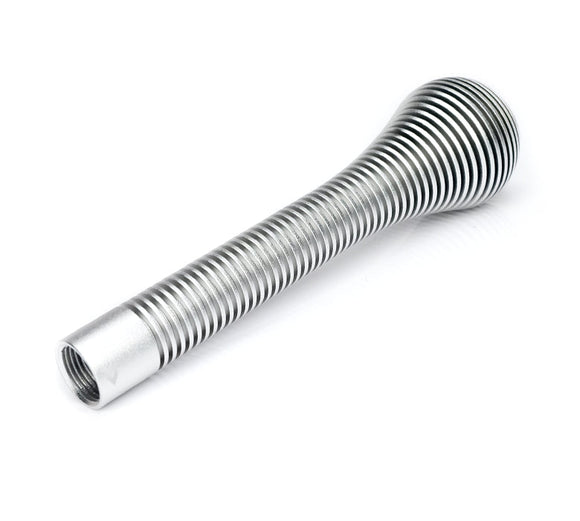 NRG Shift Knob Heat Sink Bubble Head Long Silver