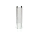 NRG Shift Knob Knurl Hidden Gem Short Silver-1
