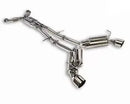 ARK GRIP Stainless Catback Exhaust w/Polished Tip Infiniti Q50 3.7 2014-2015-1