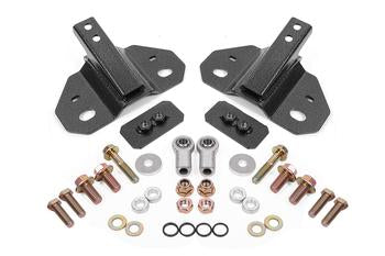 BMR Suspension 15-19 Ford Mustang Rear Upper Shock Mount- Hammertone Black