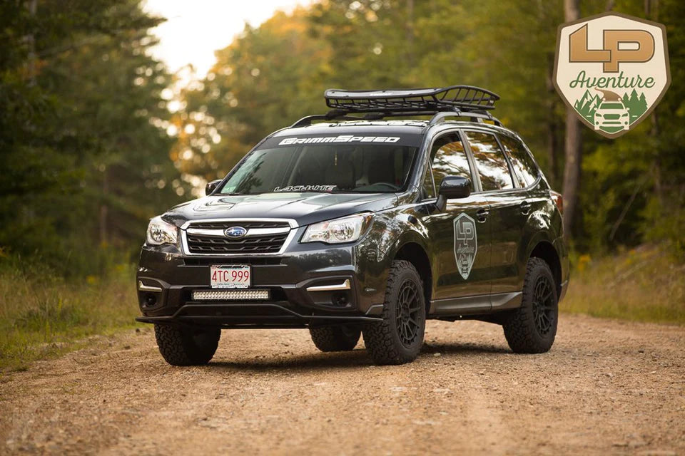 LP Aventure 14-18 Subaru Forester XT Small Bumper Guard - Powder Coated