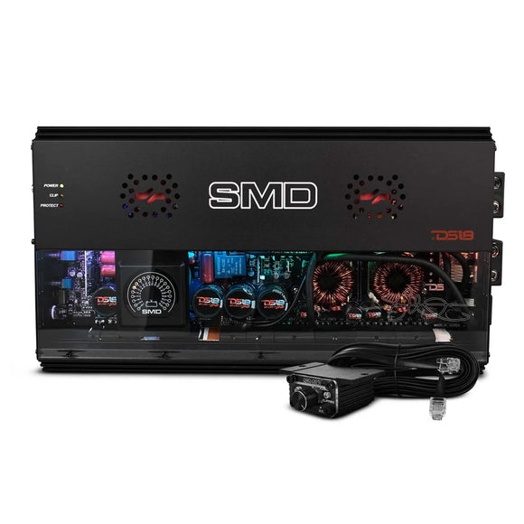 DS18 Steave Meade Colab 1-Channel Amp Class D 5000/1ohm 3500/2ohm 2000/4ohm Watts LED Lights