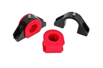 BMR Universal 1.25in Billet Aluminum Sway Bar Mount Mount (Polyurethane) - Black