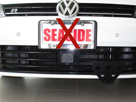 Front License Plate For 2016-2019 Volkswagen Golf R