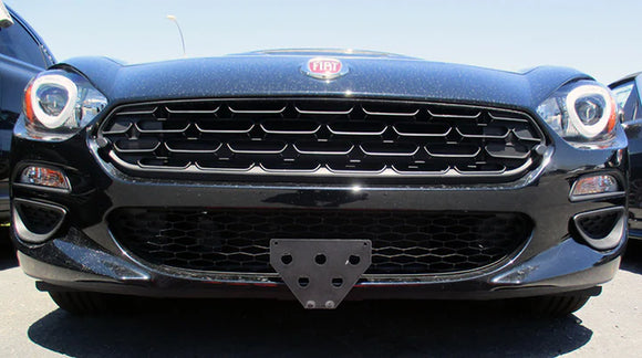 STO N SHO Front License Plate Bracket Fiat 124 Spider Classica | Lusso 2017-2019