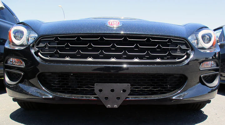 STO N SHO Front License Plate Bracket Fiat 124 Spider Classica | Lusso 2017-2019 - 0