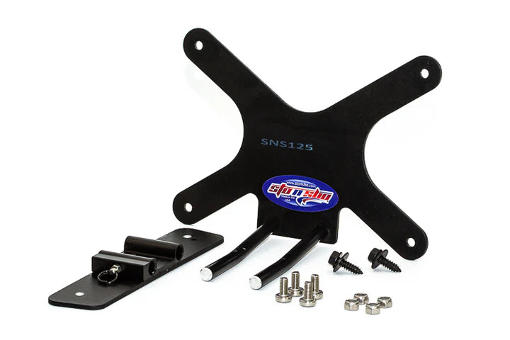 STO N SHO Front License Plate Bracket Fiat 124 Spider Classica | Lusso 2017-2019