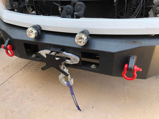 Front License Plate Bracket Off Road Bumpers with Hawse (Plate) Fairlead
