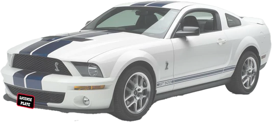 LICENCE PLATE TOW HOOK MOUNT FORD MUSTANG SHELBY GT500 2007-2009