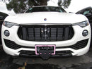 Front License Plate For 2017-2020 Maserati Levante/ Levante S with Nerissimo Package (SNS191)-2