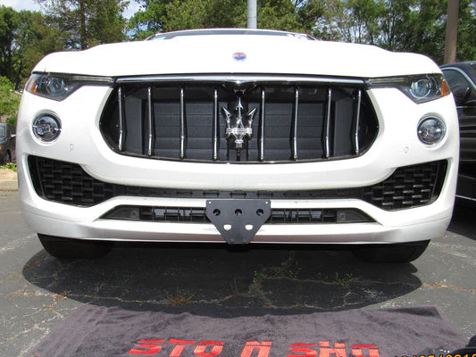 Front License Plate For 2017-2020 Maserati Levante/ Levante S without Nerissimo Package (SNS191a)