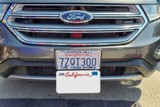 Front License Plate Bracket 2017-2018 Ford Edge SEL and Sport