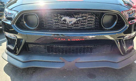 Front License Plate For 2021-2023 Ford Mustang Mach 1 with Handling Pack and WITH factory splitter installed(SNS280a) - 0