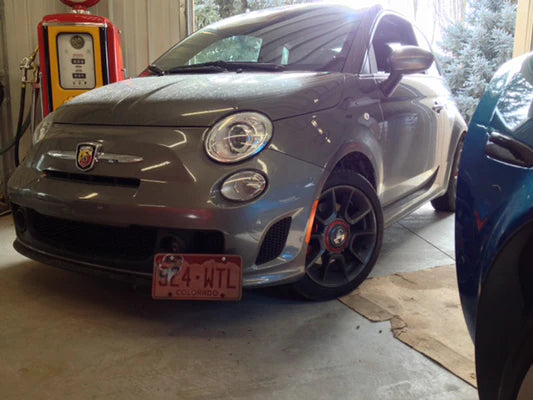 LICENCE PLATE TOW HOOK MOUNT FIAT 500 2014