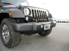 Front License Plate For 2008-2018 Jeep Wrangler JK with plastic bumper (SNS48) - 0