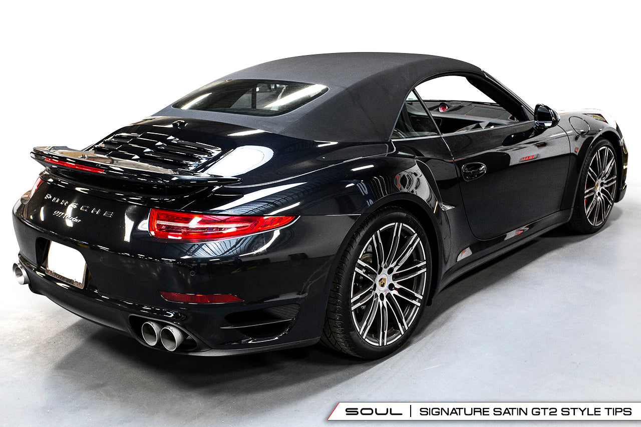 Porsche 991 Turbo Bolt On Exhaust Tips