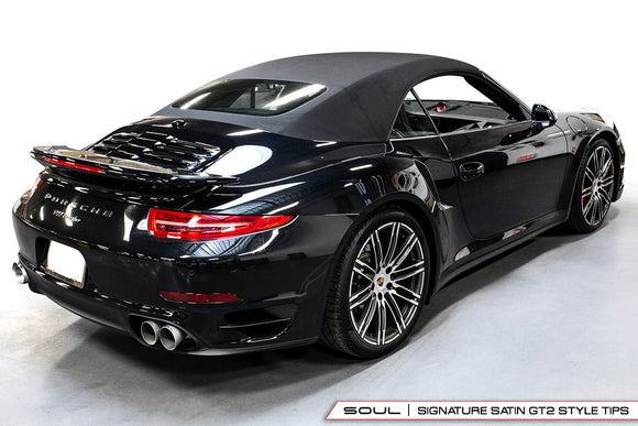 Porsche 991 Turbo Bolt On Exhaust Tips