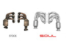 Porsche 991.1 Carrera Long Tube Street Headers-9