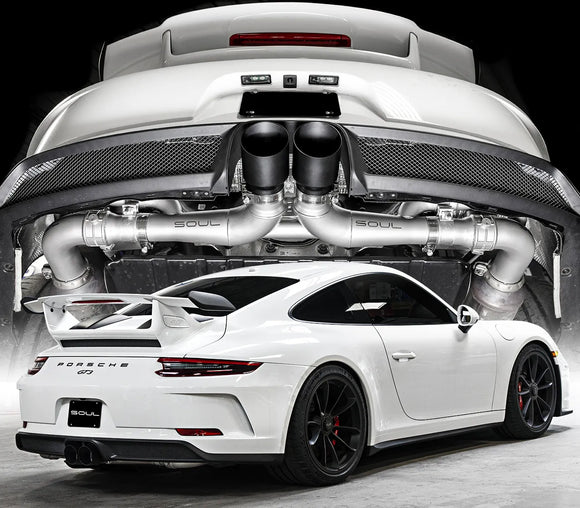 Porsche 991 GT3 / GT3 RS / 911R SOUL Center Muffler Bypass Exhaust
