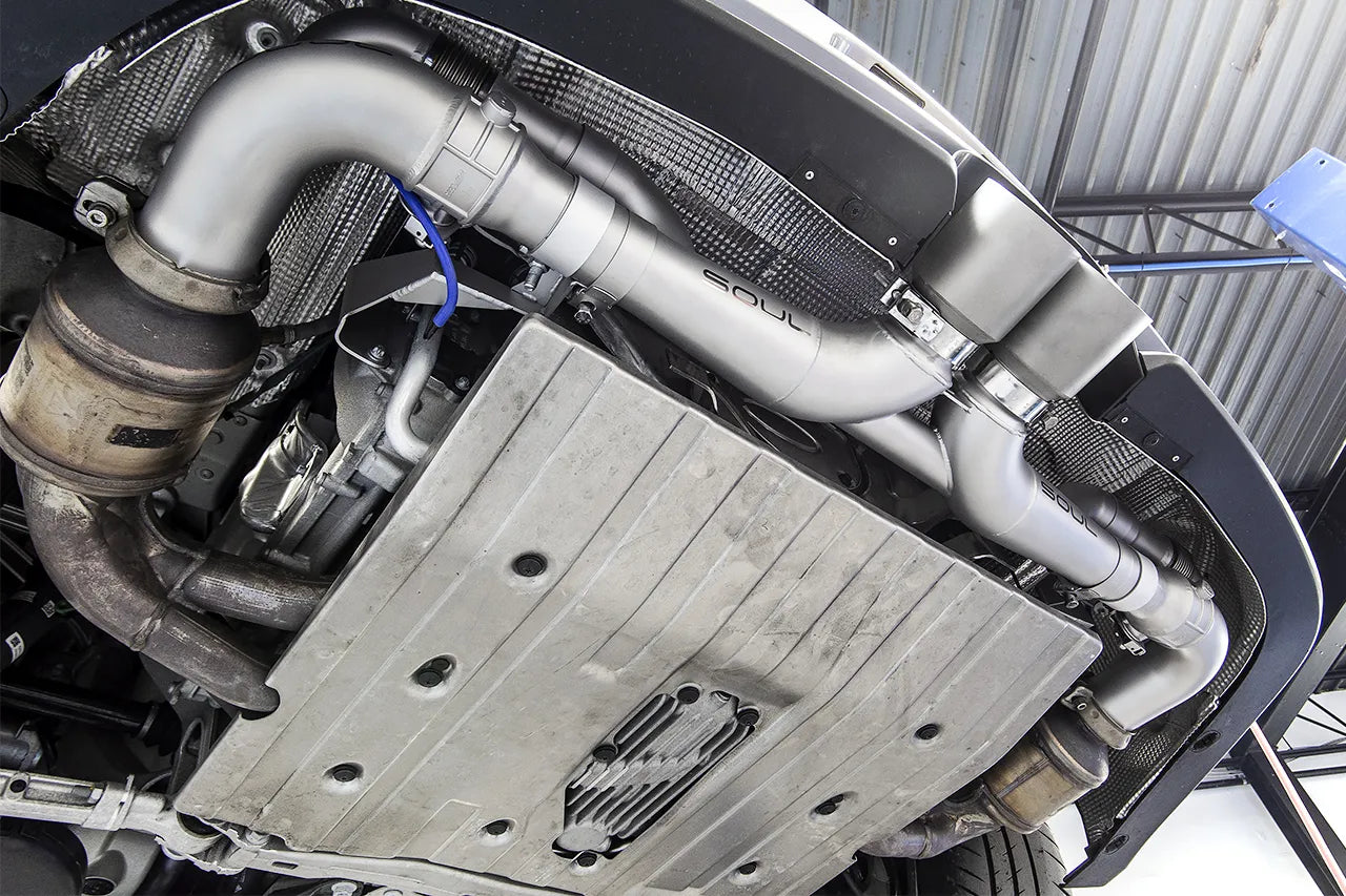 Porsche 991 GT3 / GT3 RS / 911R SOUL Center Muffler Bypass Exhaust