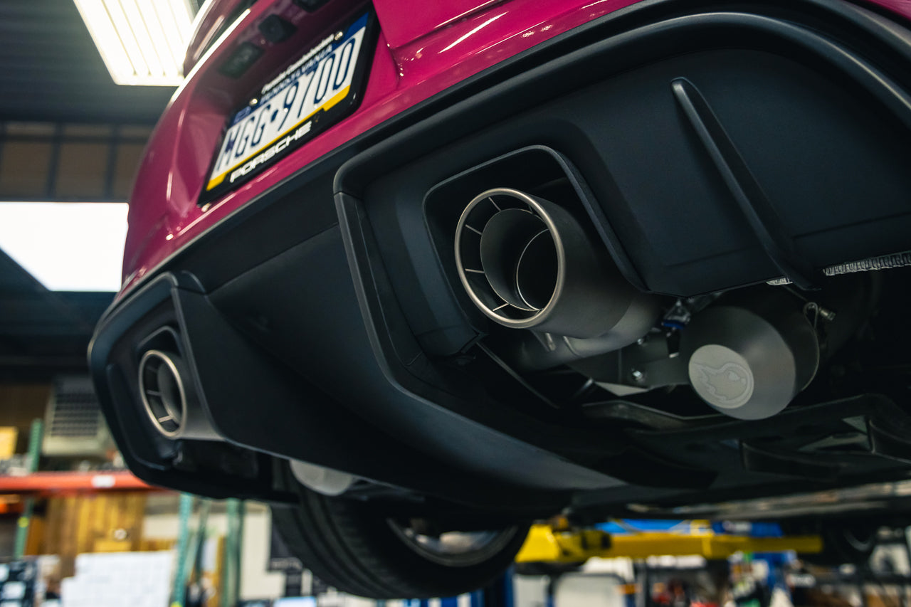 Porsche 718 GT4 RS / Spyder RS Weissach-Style Bolt-On Exhaust Tips